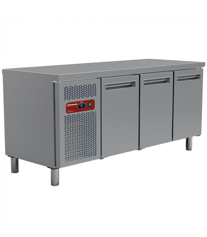 TABLE REFRIGEREE VENTILEE 0°C +8°C 3 PORTES DIAMOND dans TABLES REFRIGEREES