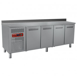 TABLE REFRIGEREE VENTILEE 0°C+8°C 4 PORTES AVEC DOSSERET DIAMOND dans TABLES REFRIGEREES