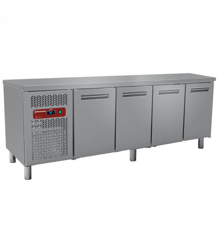 TABLE REFRIGEREE VENTILEE 0°C+8°C 4 PORTES DIAMOND dans TABLES REFRIGEREES