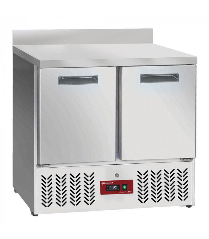 TABLE FRIGORIFIQUE 2 PORTES GN1/1 AVEC DOSSERET DIAMOND dans TABLES REFRIGEREES