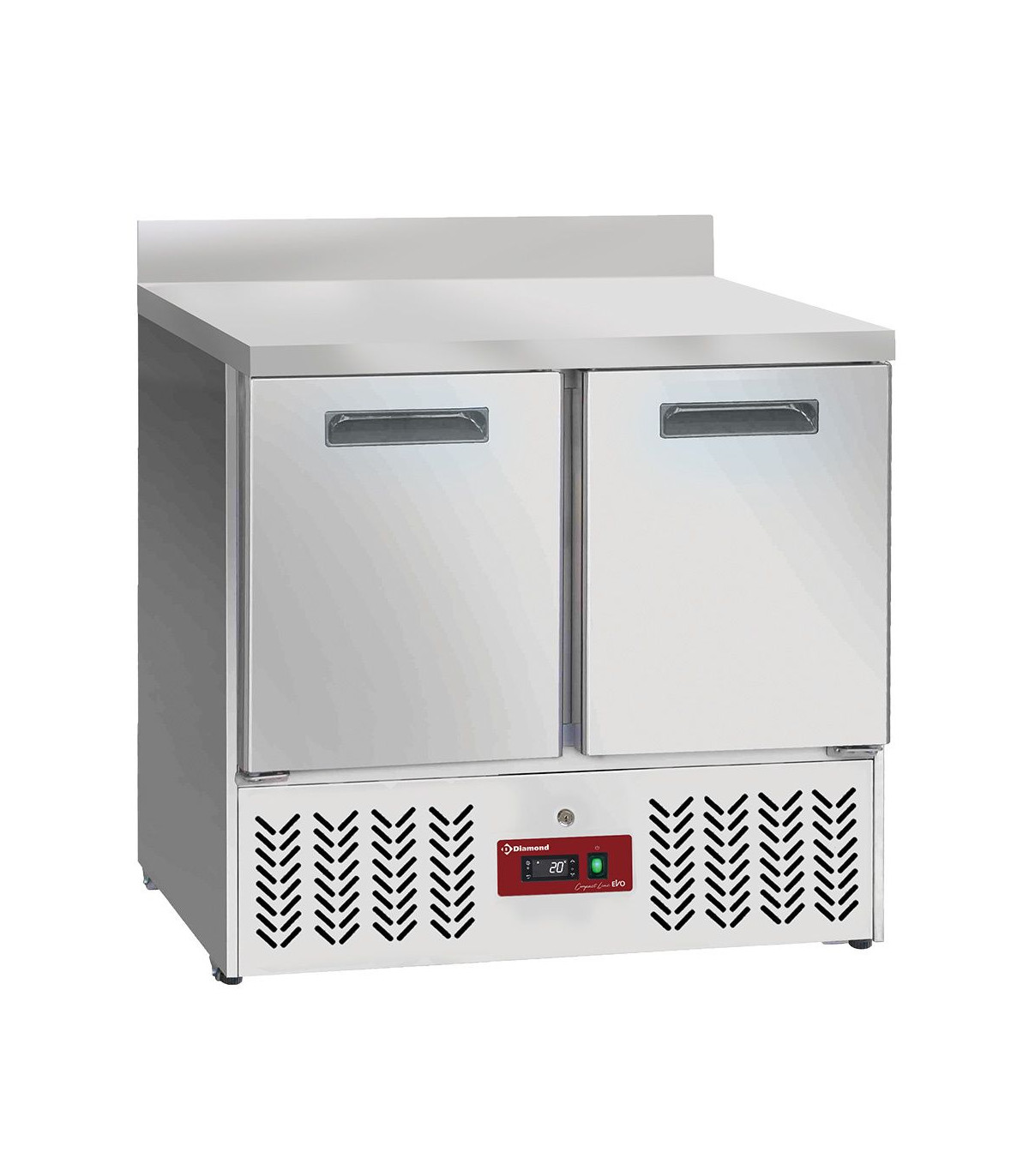 TABLE FRIGORIFIQUE 2 PORTES GN1/1 AVEC DOSSERET DIAMOND dans TABLES REFRIGEREES