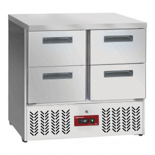 TABLE FRIGORIFIQUE 4X1/2 TIROIRS GN1/1 DIAMOND dans TABLES REFRIGEREES