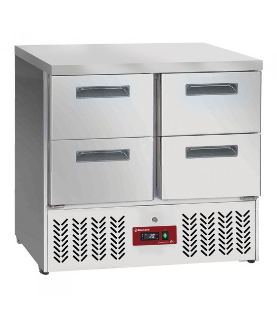 TABLE FRIGORIFIQUE 4X1/2 TIROIRS GN1/1 DIAMOND dans TABLES REFRIGEREES
