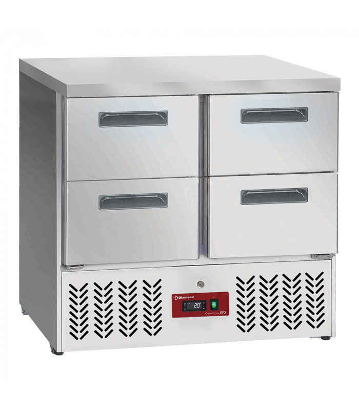 TABLE FRIGORIFIQUE 4X1/2 TIROIRS GN1/1 DIAMOND dans TABLES REFRIGEREES