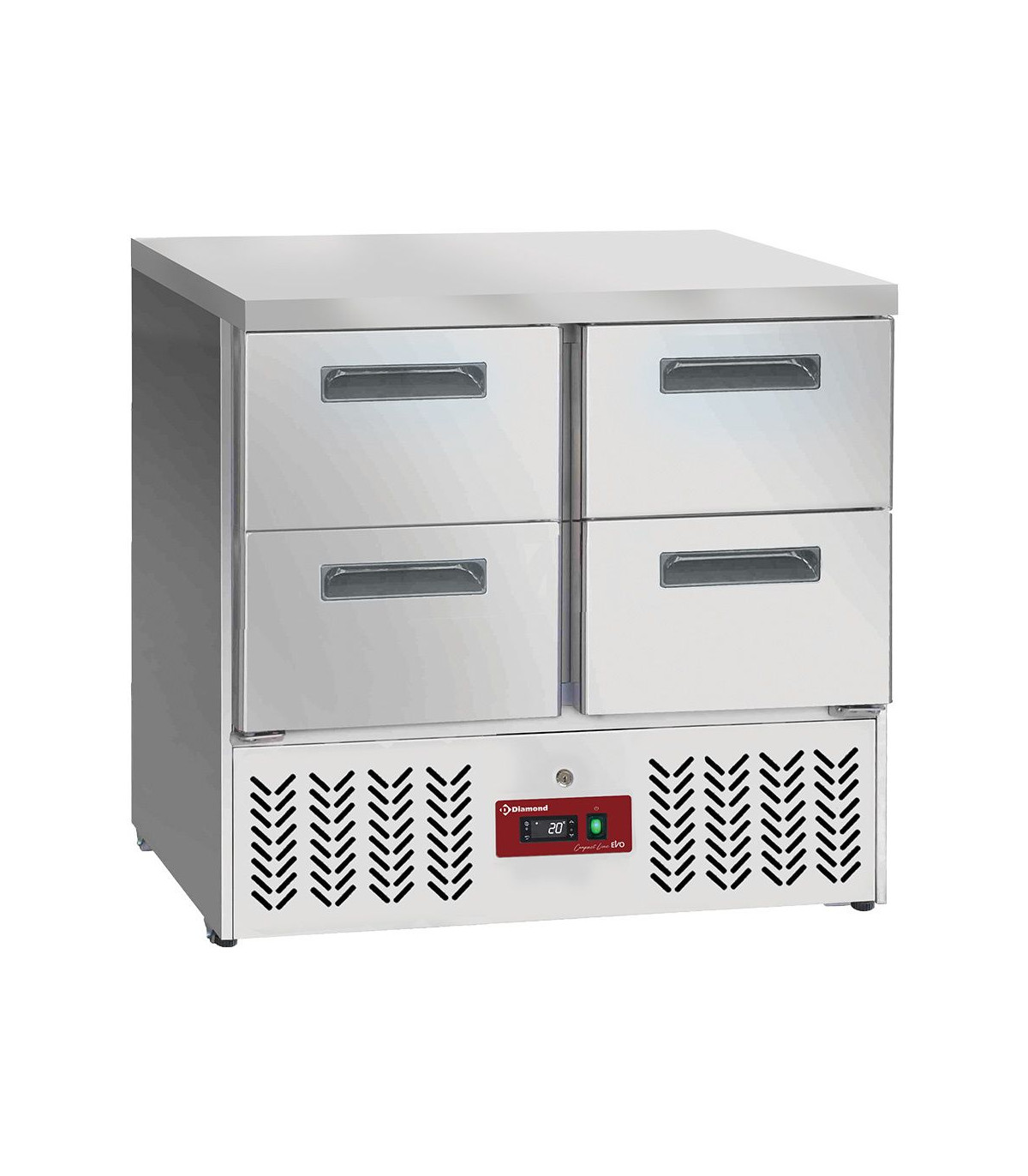 TABLE FRIGORIFIQUE 4X1/2 TIROIRS GN1/1 DIAMOND dans TABLES REFRIGEREES
