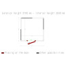 CHAMBRE FROIDE 80MM DIMENSIONS INTERIEURE 2430X2430XH2030MM 11.99M³ DIAMOND dans CHAMBRE FROIDE SANS GROUPE