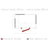 CHAMBRE FROIDE 80MM DIMENSIONS INTERIEURE 2230X1430XH2030MM 6.47M³ DIAMOND dans CHAMBRE FROIDE SANS GROUPE