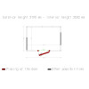 CHAMBRE FROIDE 80MM DIMENSIONS INTERIEURE 2630X1830XH2030MM 9.77M³ DIAMOND dans CHAMBRE FROIDE SANS GROUPE