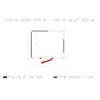 CHAMBRE FROIDE 80MM DIMENSIONS INTERIEURE 2430X2030XH2030MM 10.01M³ DIAMOND dans CHAMBRE FROIDE SANS GROUPE