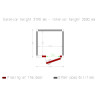 CHAMBRE FROIDE 80MM DIMENSIONS INTERIEURE 1230X1230XH2030MM 3.07M³ DIAMOND dans CHAMBRE FROIDE SANS GROUPE