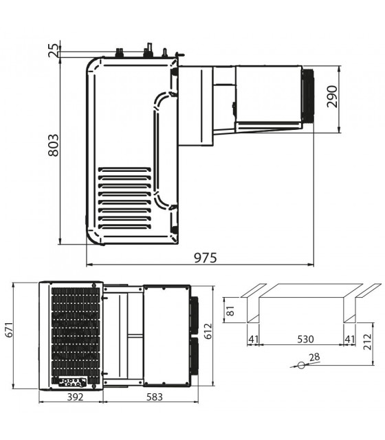 GROUPE FRIGORIFIQUE A CHEVAUCHEMENT 400V T°-15°-25°C DIAMOND dans GROUPES FRIGORIFIQUES