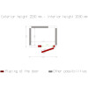 CHAMBRE FROIDE 100MM DIMENSIONS INTERIEURE 1430X1030XH2030MM 2.99M³ DIAMOND dans CHAMBRE FROIDE SANS GROUPE