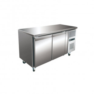 TABLE PATISSERIE 2 PORTES 600X400 DESSUS INOX AMATIS dans TABLES REFRIGEREES