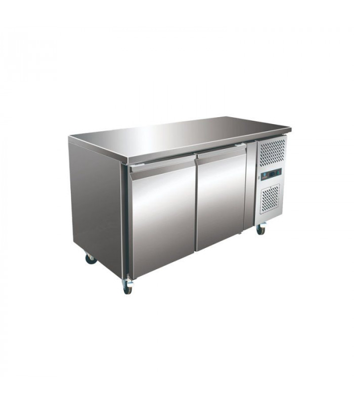 TABLE PATISSERIE 2 PORTES 600X400 DESSUS INOX AMATIS dans TABLES REFRIGEREES