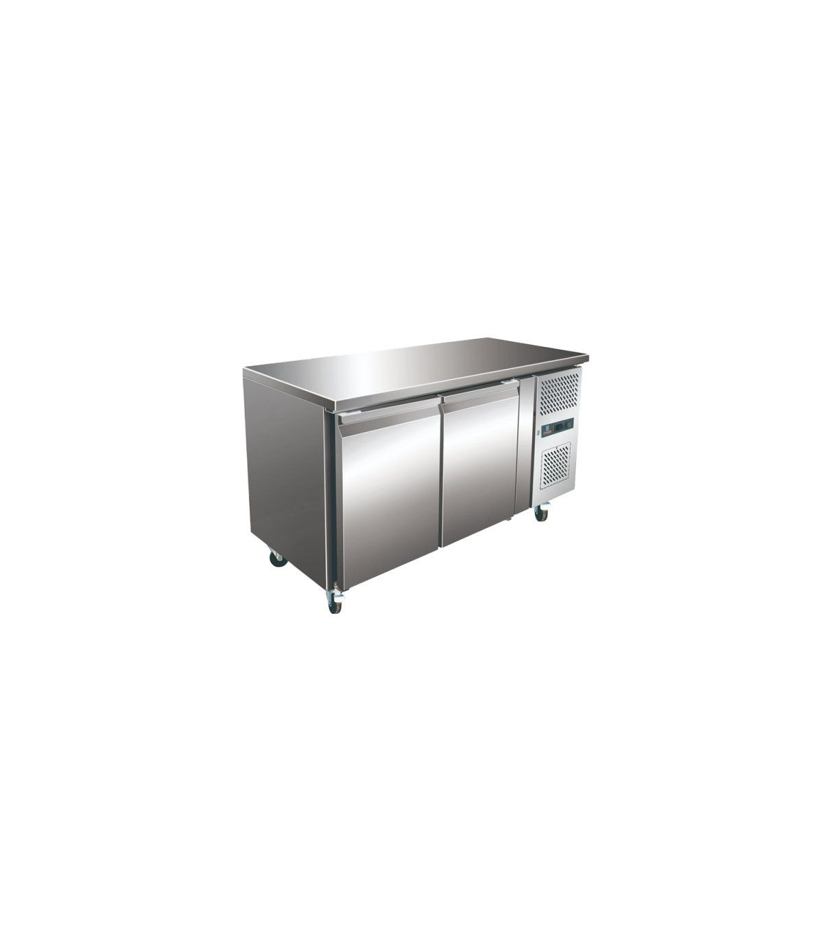 TABLE PATISSERIE 2 PORTES 600X400 DESSUS INOX AMATIS dans TABLES REFRIGEREES