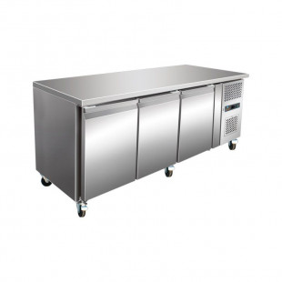 TABLE PATISSERIE 3 PORTES 600X400 DESSUS INOX AMATIS dans TABLES REFRIGEREES