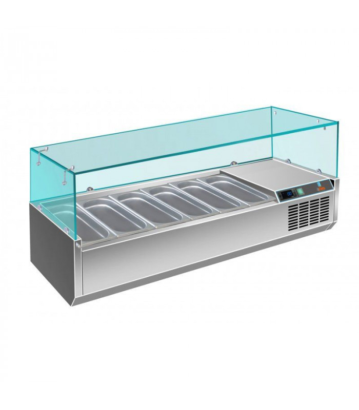 VITRINE SALADETTE 1500MM 6 GN1/3 AMATIS dans STRUCTURES REFRIGEREES