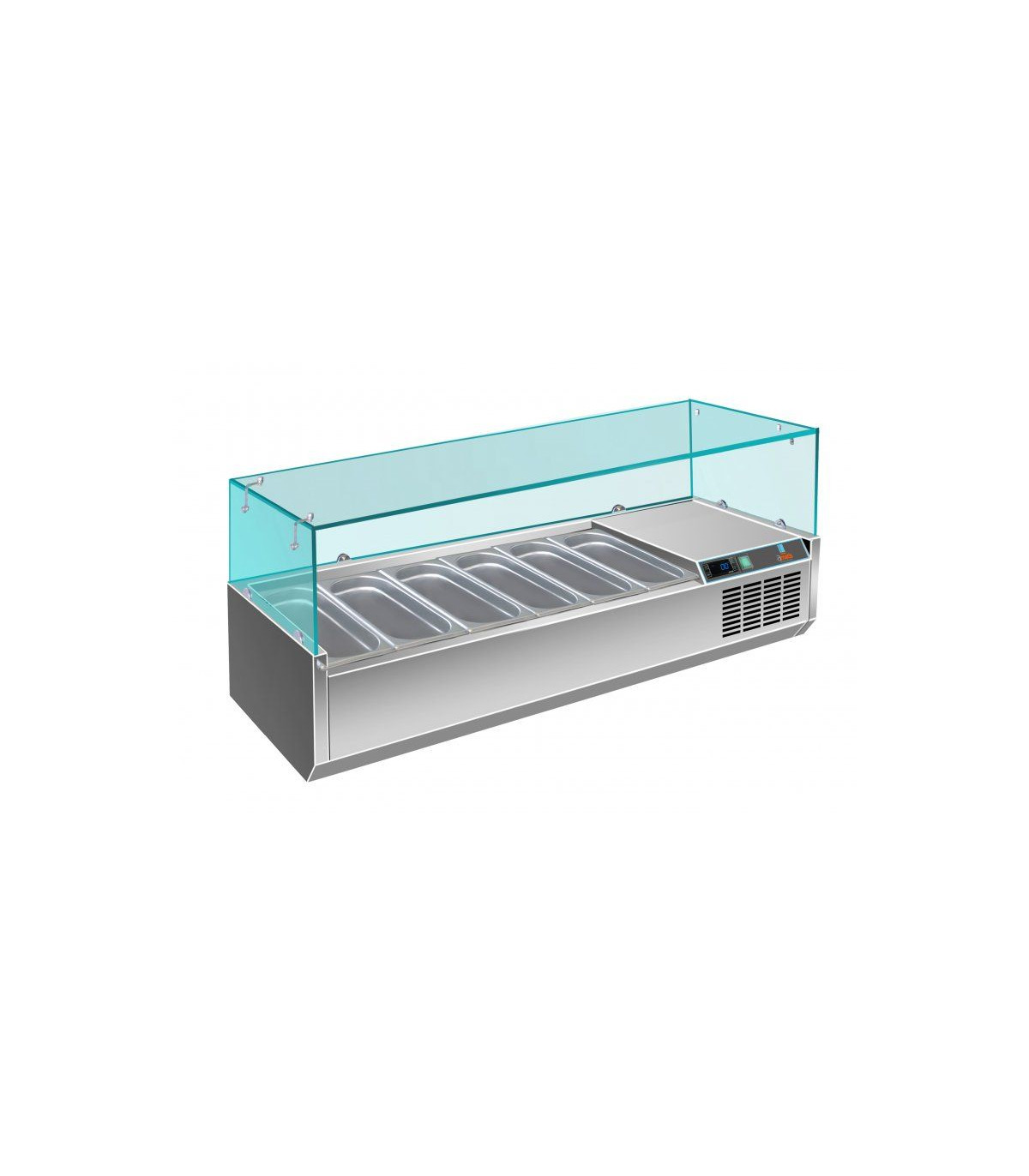 VITRINE SALADETTE 1500MM 6 GN1/3 AMATIS dans STRUCTURES REFRIGEREES