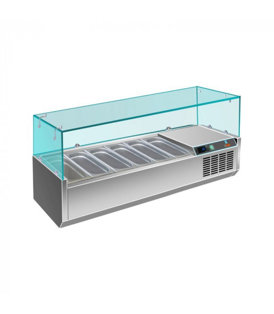VITRINE 6 BACS GN1/4 AMATIS dans STRUCTURES REFRIGEREES