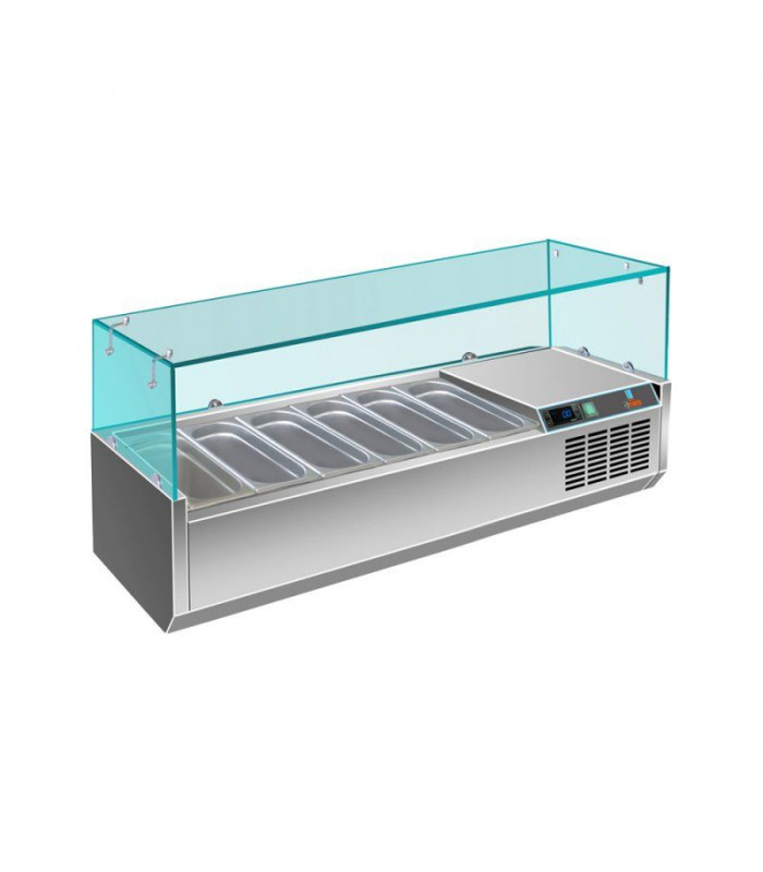 VITRINE 6 BACS GN1/4 AMATIS dans STRUCTURES REFRIGEREES