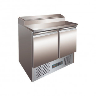 SALADETTE 2 PORTES POSITIVE CENTRALE AVEC ESPACE BACS RANGEMENTS AMATIS dans SALADETTE