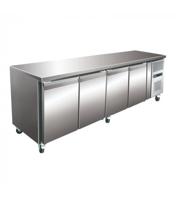 TABLE REFRIGEREE 4 PORTES POSITIVE GN1/1 AMATIS dans TABLES REFRIGEREES