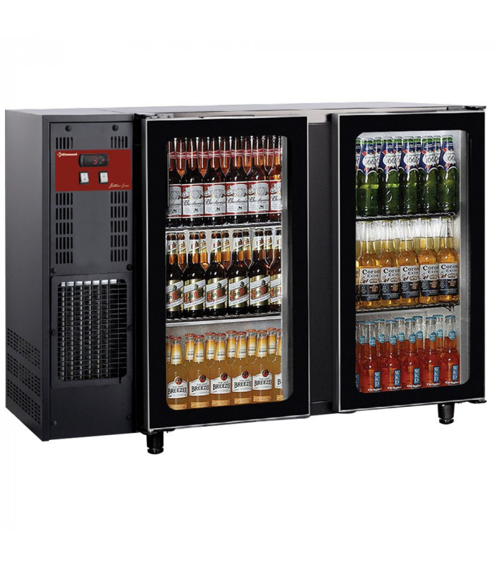 REFROIDISSEUR DE BOUTEILLES 2 PORTES VITREES 375LT DIAMOND dans FRIGOS BAR
