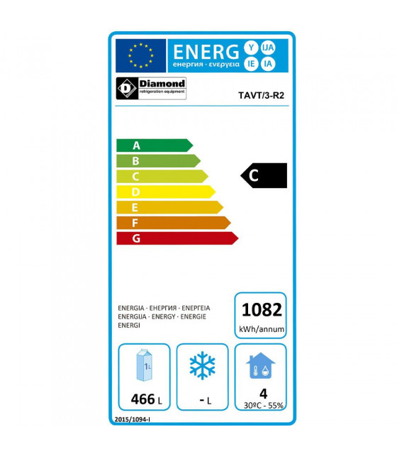 REFROIDISSEUR DE BOUTEILLES 3 PORTES VITREES 579LT DIAMOND dans FRIGOS BAR