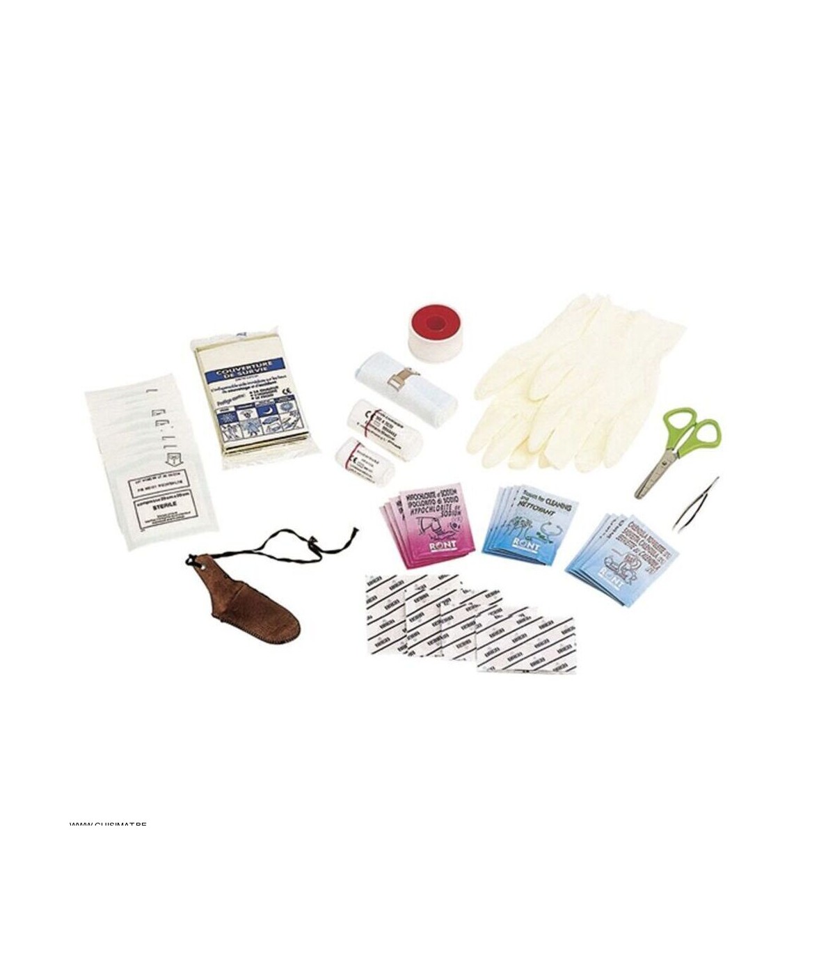 KIT PHARMACIE PREMIERS SECOURS POUR 3/5 PERSONNES dans PREMIERS SOINS