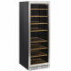 VITRINE CAVE A VIN VENTILEE PORTE EN ACIER INOX 470LT 2 T° NOIRE DIAMOND