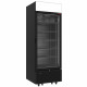 VITRINE VENTILEE NEGATIVE VITREE 646LT 5 NIVEAUX FIXES AVEC CAISSON LUMINEUX NOIRE DIAMOND