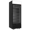 VITRINE VENTILEE NEGATIVE VITREE 646LT 5 NIVEAUX FIXES AVEC CAISSON LUMINEUX NOIRE DIAMOND dans CONGELATEURS VITRINES