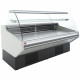 COMPTOIR VENTILE AVEC RESERVE VITRE BOMBEE FRONTAL BLANC 105CM DIAMOND