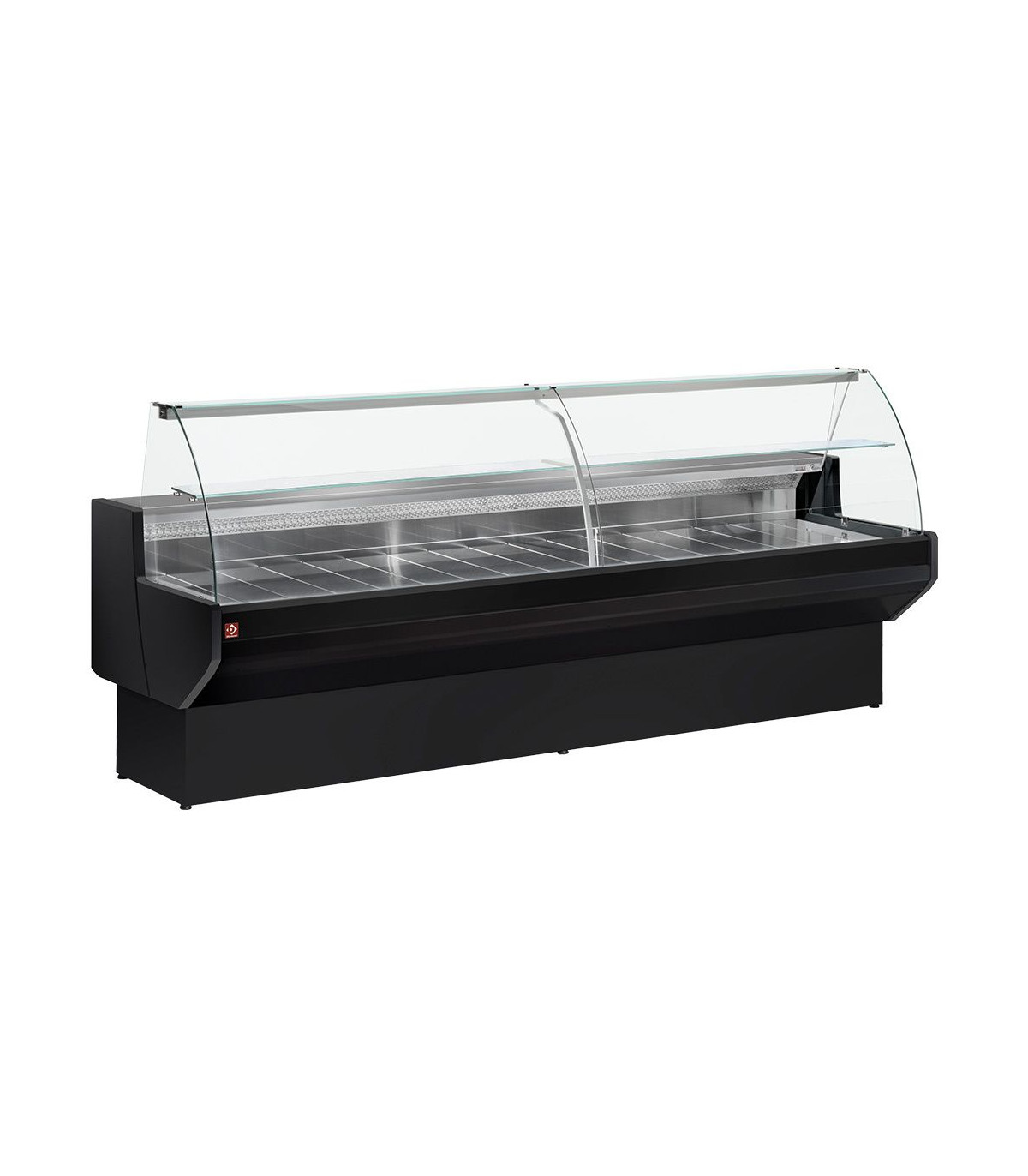 COMPTOIR VITRINE REFRIGERE VITRE BOMBEE + RESERVE 150CM DIAMOND dans COMPTOIR