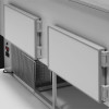 COMPTOIR VITRINE REFRIGERE VITRE DROITE 90° AVEC RESERVE ORLEANS PLUS 150CM DIAMOND dans COMPTOIR