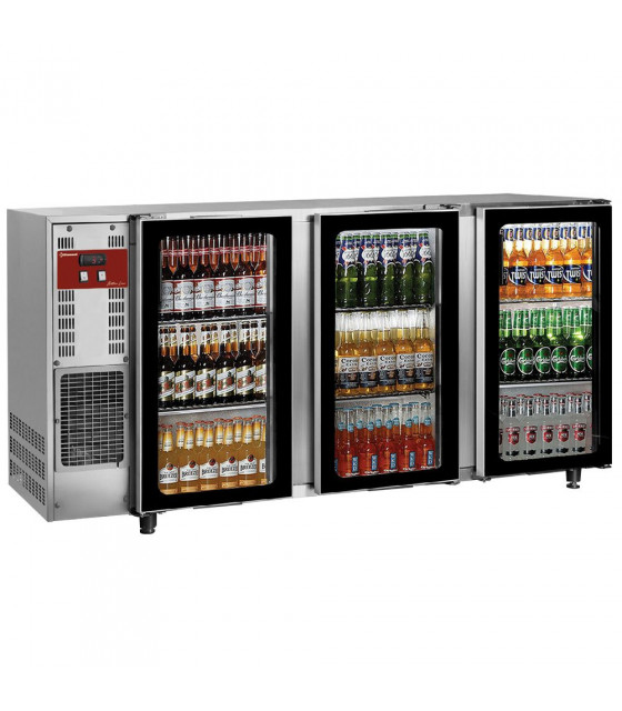 REFROIDISSEUR DE BOUTEILLES INOX 3 PORTES VITREES 579LT DIAMOND dans FRIGOS BAR