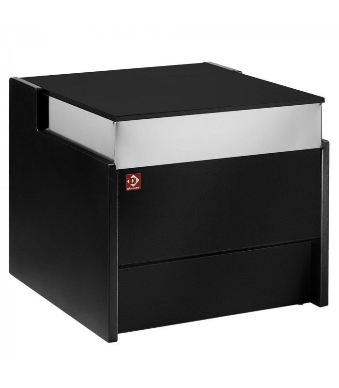 ELEMENT CAISSE NOIR 100CM DIAMOND dans COMPTOIR