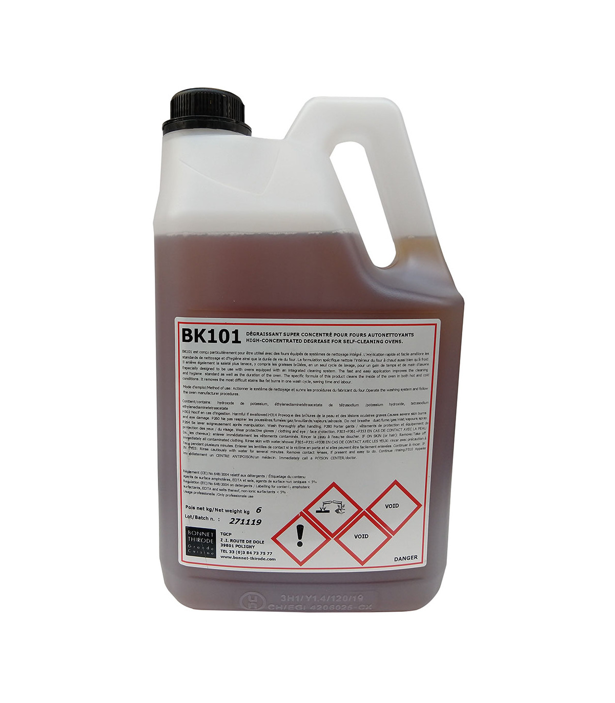 OPTION PRODUIT NETTOYANT FOUR 5LT dans BONNET