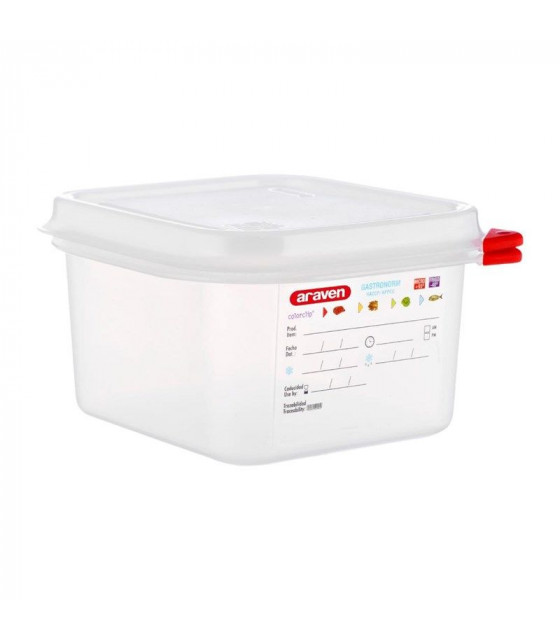 BOITE DE CONSERVATION GN1/6 EN 100MM 1.7 LITRE LOT DE 4 BOITES ARAVEN dans BOITES DE CONSERVATION
