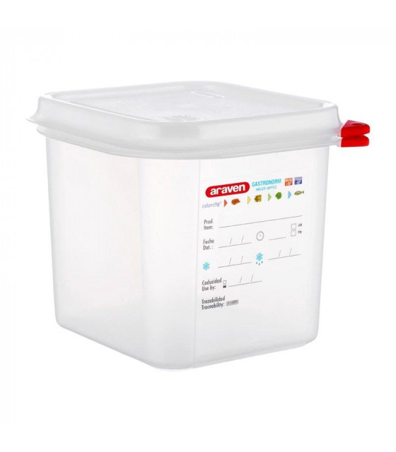 BOITE DE CONSERVATION GN1/6 EN 150MM 2.6 LITRE LOT DE 4 BOITES ARAVEN dans BOITES DE CONSERVATION