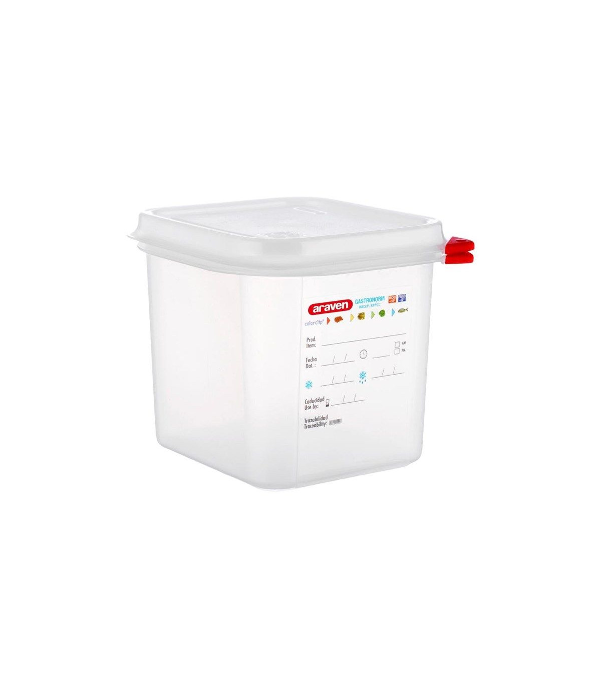 BOITE DE CONSERVATION GN1/6 EN 150MM 2.6 LITRE LOT DE 4 BOITES ARAVEN dans BOITES DE CONSERVATION