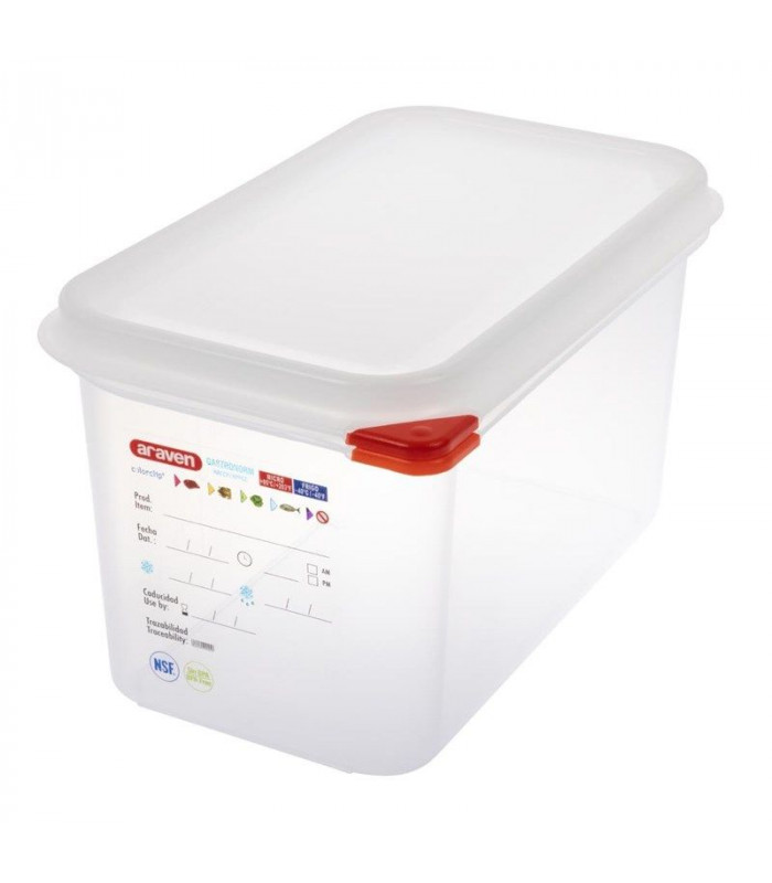 BOITE DE CONSERVATION GN1/4 EN 150MM 4.3 LITRES LOT DE 4 BOITES ARAVEN dans BOITES DE CONSERVATION