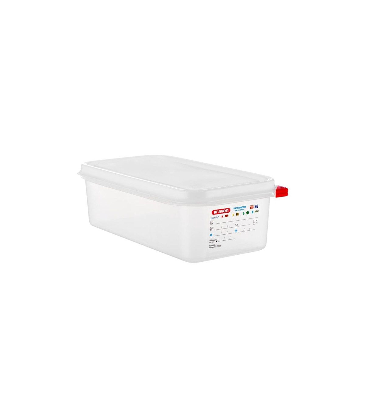 BOITE DE CONSERVATION GN1/3 EN 100MM 4 LITRES LOT DE 4 BOITES ARAVEN dans BOITES DE CONSERVATION