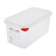 BOITE DE CONSERVATION GN1/3 EN 150MM 6 LITRES LOT DE 4 BOITES ARAVEN