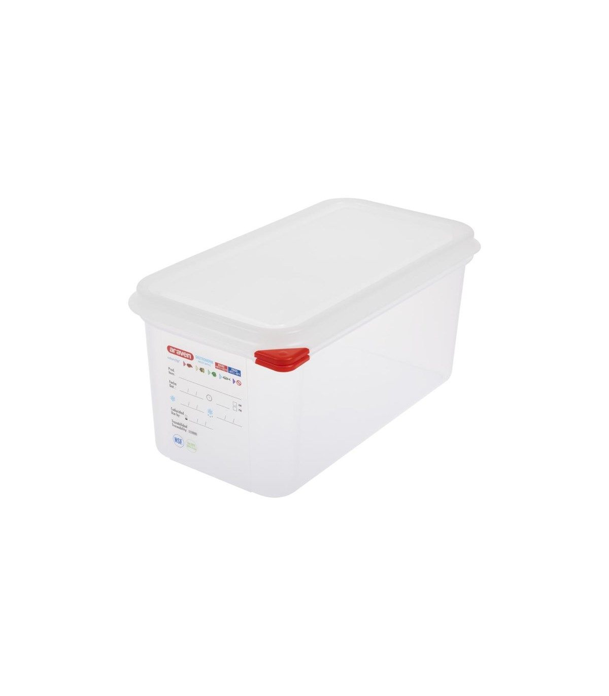 BOITE DE CONSERVATION GN1/3 EN 150MM 6 LITRES LOT DE 4 BOITES ARAVEN dans BOITES DE CONSERVATION