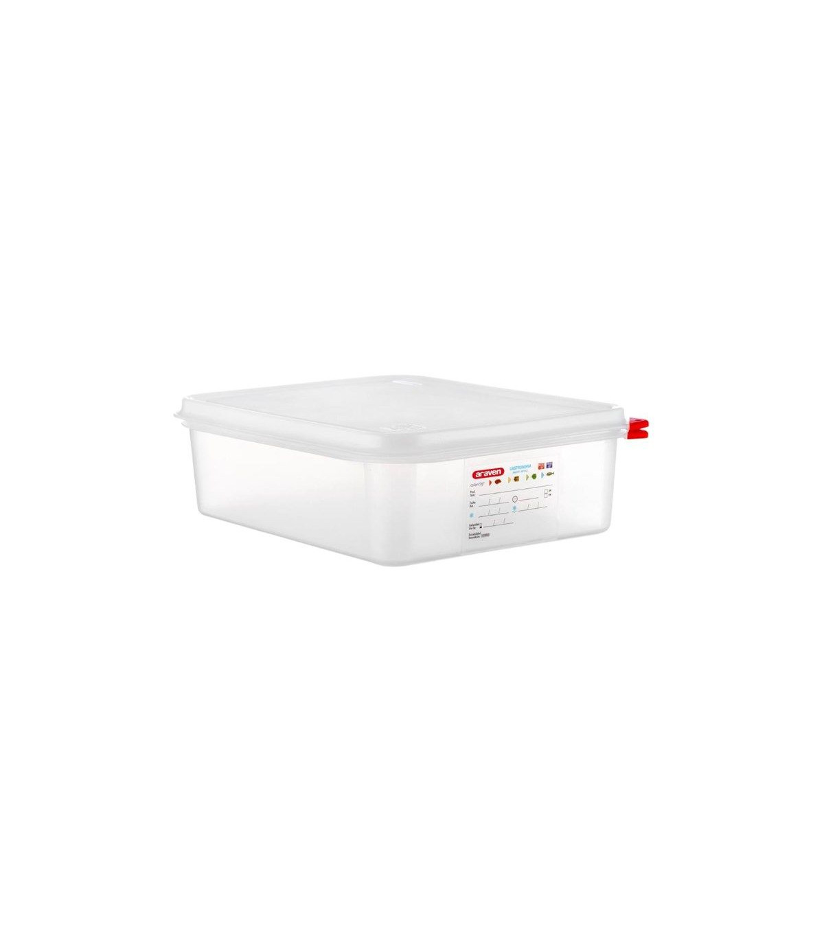 BOITE DE CONSERVATION GN1/2 EN 100MM 6.5 LITRES LOT DE 4 BOITES ARAVEN dans BOITES DE CONSERVATION
