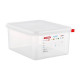 BOITE DE CONSERVATION GN1/2 EN 150MM 10 LITRES LOT DE 4 BOITES ARAVEN