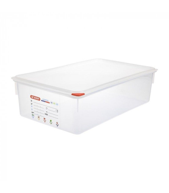 BOITE DE CONSERVATION GN1/1 EN 150MM 21 LITRES LOT DE 4 BOITES ARAVEN dans BOITES DE CONSERVATION