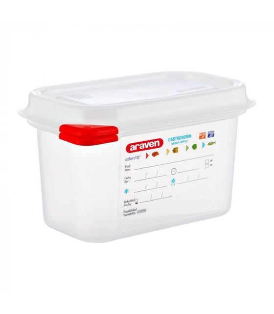 BOITE DE CONSERVATION GN1/9 EN 100MM 1 LITRE LOT DE 4 BOITES ARAVEN dans BOITES DE CONSERVATION