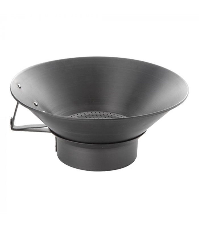 EGOUTTOIR POMMES FRITES ALUMINIUM NOIR Ø41CM CUISIMAT dans EGOUTOIRS